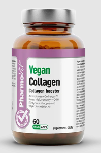Collagen booster vegan bezglutenowy 60 kapsułek od PHARMOVIT