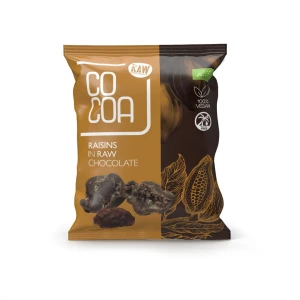 Rodzynki w surowej czekoladzie BIO 70 g od COCOA