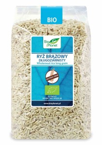 Ryż brązowy długoziarnisty bezglutenowy BIO 1 kg od BIO PLANET