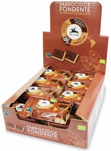 Herbatniki orkiszowe z gorzką czekoladą fair trade BIO 28 g od ALCE NERO