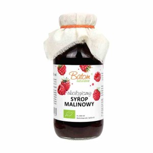 Syrop malinowy BIO 330 ml od BATOM