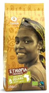 Kawa mielona arabica 100 % yirgacheffe Etiopia fair trade BIO 250 g od OXFAM