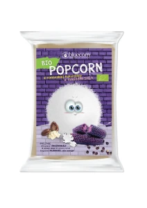 Popcorn z niebieskiej kukurydzy z masłem shea i solą do przygotowania w mikrofalówce bezglutenowy BIO 100 g od BLUECORN