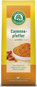 Chili (pieprz cayenne) BIO 50 g od LEBENSBAUM