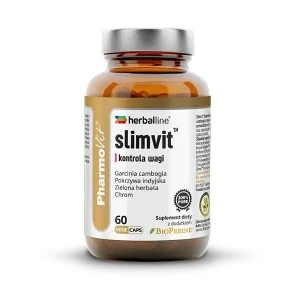 Kapsułki na kontrolę wagi (slimvit) 60 szt. (29,56 g) od PHARMOVIT
