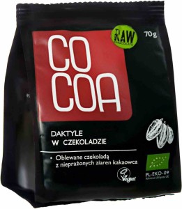 Daktyle w surowej czekoladzie BIO 70 g od COCOA