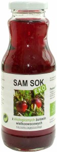 Sam sok z żurawiny wielkoowocowej NFC BIO 250 ml od VIANDS