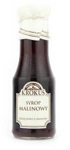 Syrop malinowy bezglutenowy 375 g (300 ml) od KROKUS