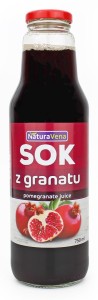 Sok z granatu 100 % 750 ml od NATURAVENA