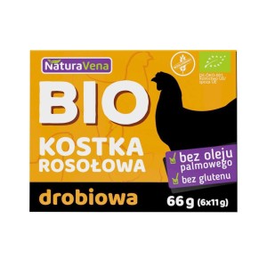 Kostka rosołowa droBIOwa bezglutenowa BIO 66 g od NATURAVENA
