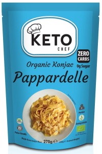 Makaron KETO (konjac typu noodle pappardelle) bezglutenowy BIO 270 g od KETO CHEF