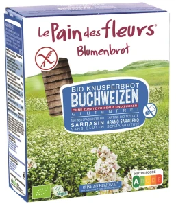 Pieczywo chrupkie gryczane bez dodatku soli i cukru bezglutenowe BIO 150 g od LE PAIN DES FLEURS