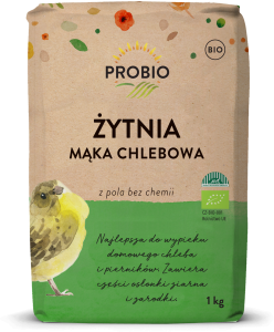 Mąka żytnia typ 720 chlebowa BIO 1 kg od PROBIO