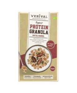 Granola proteinowa z daktylami i migdałami bez dodatku cukrów BIO 325 g od VERIVAL