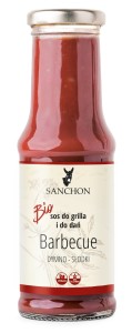 Sos BBQ bezglutenowy BIO 210 ML od SANCHON