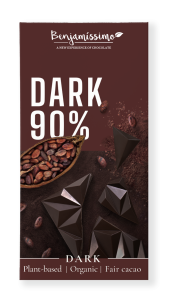 Czekolada gorzka 90 % bezglutenowa BIO 60 G od BENJAMISSIMO