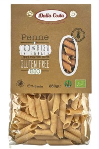 Makaron (ryżowy razowy) penne bezglutenowy BIO 250 G od DALLA COSTA