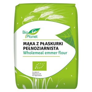 Mąka z płaskurki pełnoziarnista BIO 1 KG od BIO PLANET
