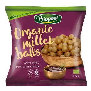 Chrupki jaglane barbecue bezglutenowe BIO 75 g od BIOPONT