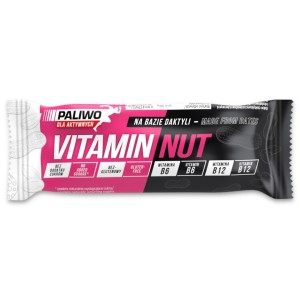 Baton vitamin nut z witaminami B6 i B12 bezglutenowy 50 g od PALIWO DLA AKTYWNYCH