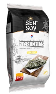 Chipsy nori klasyczne bezglutenowe 4,5 g od SEN SOY