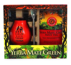 Zestaw exclusive (yerba mate mas energia guarana 400 g, matero, bombilla) od MATE GREEN
