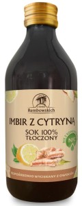 Sok z imbiru z cytryną NFC 250 ml od REMBOWSCY