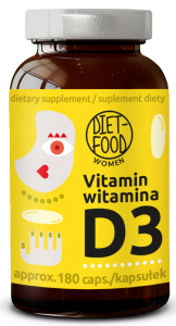 Witamina D3 (100 µg) 180 kapsułek od DIET FOOD