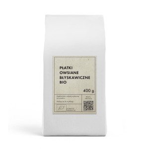 Płatki owsiane błyskawiczne BIO 400 g od THE PLANET