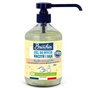 Żel do mycia naczyń i rąk na bazie mydła marsylskiego ECO 500 ml od BRIOCHIN