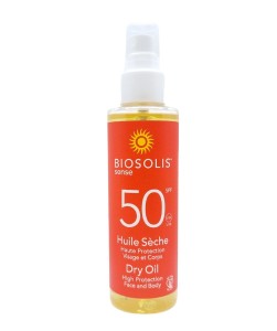 Suchy olejek przeciwsłoneczny do ciała SPF 50 150 ml od BIOSOLIS