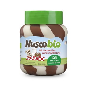 Krem duo orzechowo kakaowo mleczny BIO 400 g od NUSCOBIO