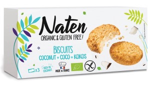 Ciastka kokosowe bezglutenowe BIO 150 G od NATEN