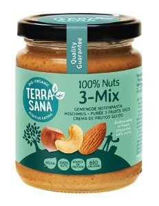 Krem orzechowy mix (3 orzechy) BIO 250 g od TERRASANA