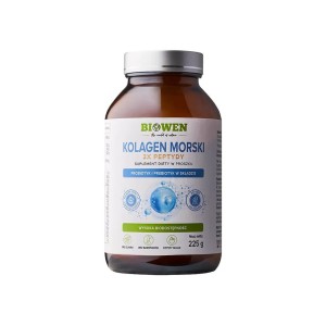 Kolagen rybi 3 x peptydy w proszku 225 g od BIOWEN