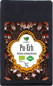 Herbata czerwona liściasta pu erh BIO 70 g od ECOBLIK