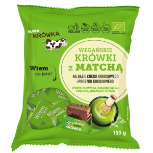 Krówki z matchą bezmleczne bezglutenowe BIO 150 g od ME GUSTO
