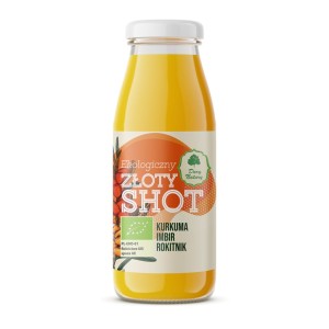 Shot złoty na odporność kurkuma imbir rokitnik BIO 250 ml od DARY NATURY