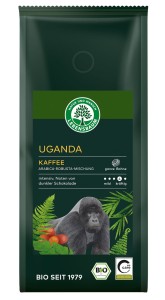 Kawa ziarnista arabica/robusta Uganda BIO 250 g od LEBENSBAUM