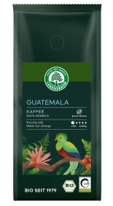 Kawa ziarnista arabica 100 % Gwatemala BIO 250 g od LEBENSBAUM