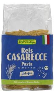 Makaron (ryżowy razowy) casarecce bezglutenowy BIO 250 g od RAPUNZEL