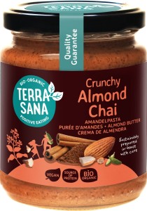 Krem migdałowy chai crunchy BIO 250 g od TERRASANA