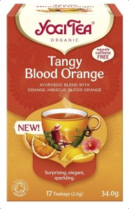 Herbatka orzeźwiająca czerwona pomarańcza (tangy blood orange) BIO (17 x 2 g) 34 g od YOGI TEA