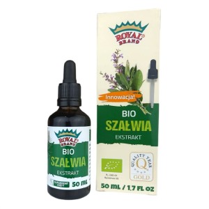 Ekstrakt z szałwii w kroplach BIO 50 ml od ROYAL BRAND