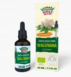 Ekstrakt z waleriany w kroplach BIO 50 ml od ROYAL BRAND