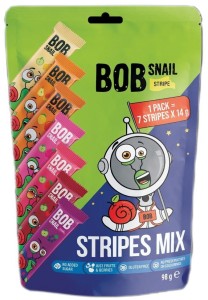 Zestaw przekąsek owocowych bez dodatku cukrów bezglutenowy 98 g od BOB SNAIL