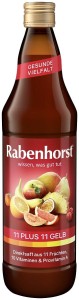 Sok wieloowocowy (żółty) multiwitamina 11 plus 11 NFC 750 ml od RABENHORST