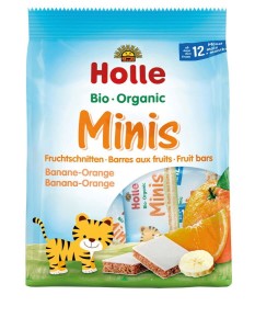 Batony mini banan pomarańcza od 12 m-ca BIO (8 x 12,5 g) 100 g od HOLLE