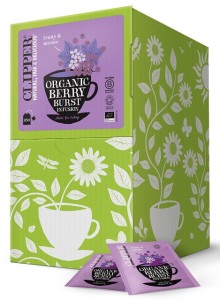 Herbatka o smaku czarnej porzeczki i maliny BIO (250 x 2,5 g) 625 g od CLIPPER
