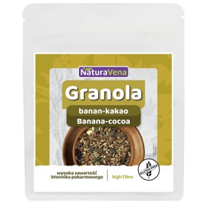 Granola banan kakao bezglutenowa 200 g od NATURAVENA